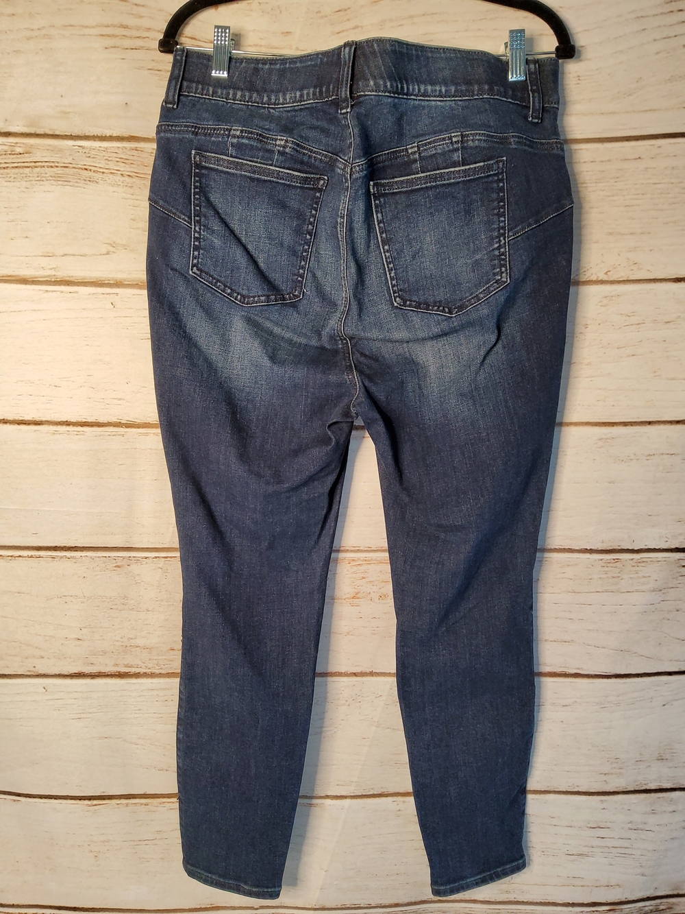 Torrid Dark Wash Skinny Jeans with Light Distressing - Picture 2 of 9
